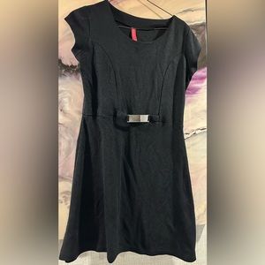 Haute Curry black shimmery spandex dress